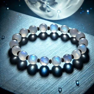 Moonstone Single-Loop Bracelet